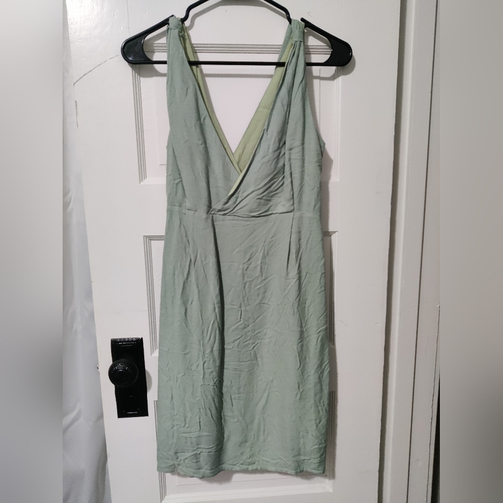 Light green dress